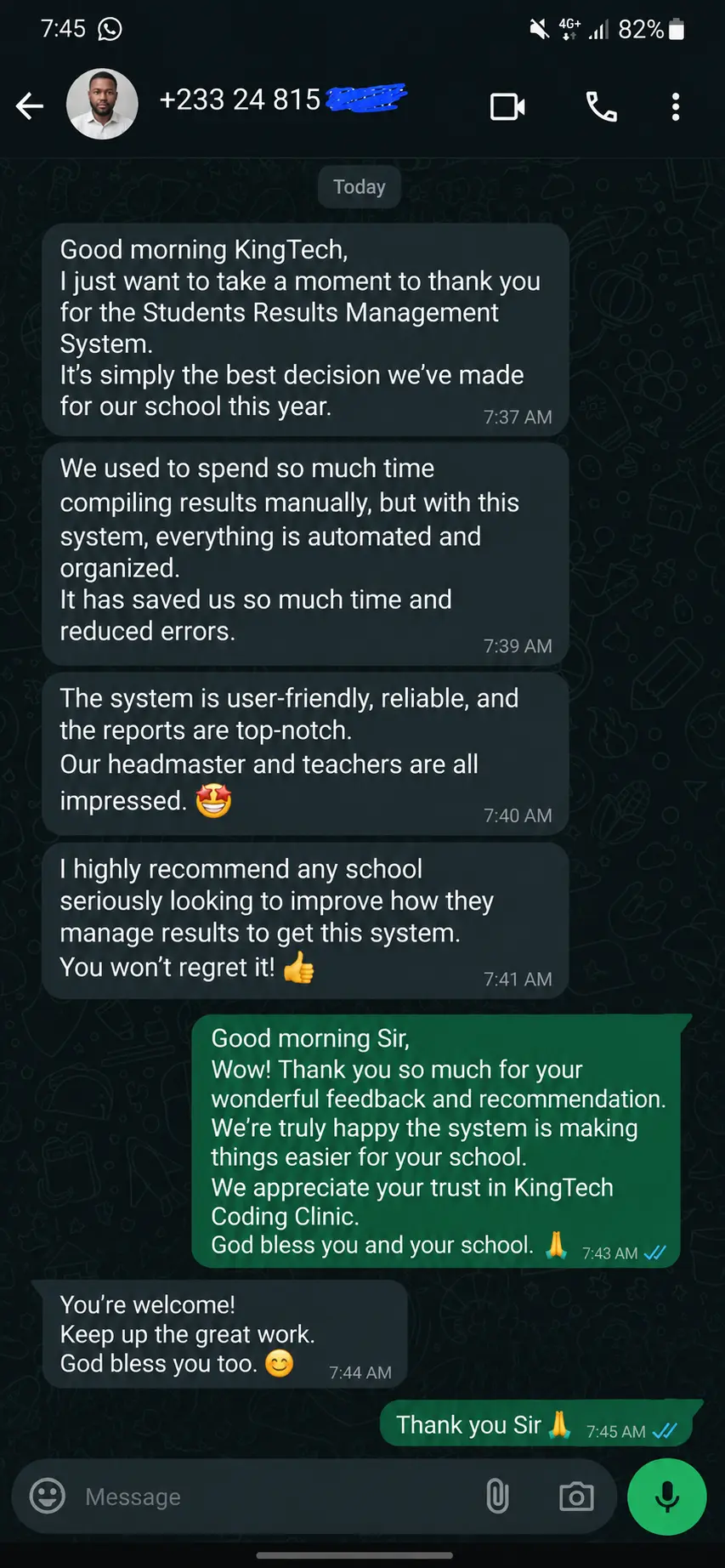 School owner testimonial 3